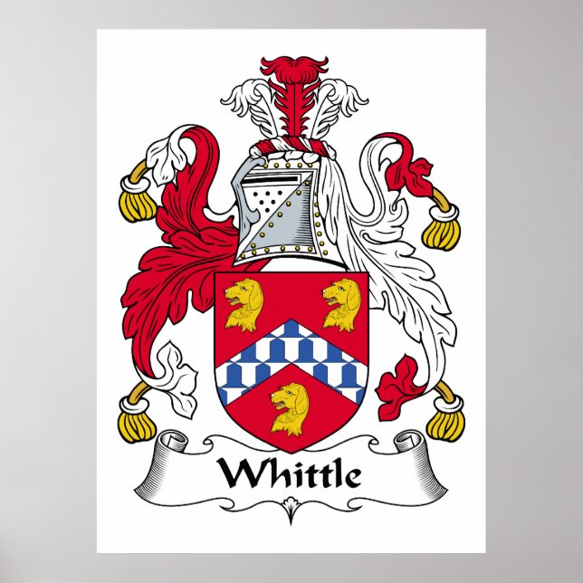Poster Whittle Family Crest (Devant)