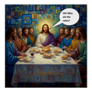 Poster Who ate the cakes