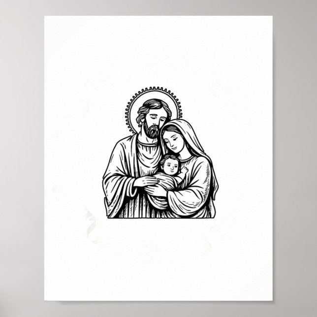 Poster Whose God White Baby Is This Funny Christmas  (Devant)