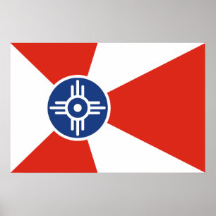 Poster Wichita, le Kansas, Etats-Unis