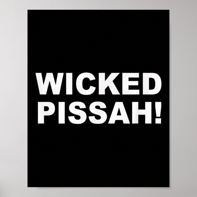 Poster Wicked Ah! Funny Awesome Er New England  (Devant)