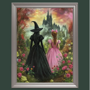 Poster Wicked Witch & Dorothy Art numérique - Assistant d