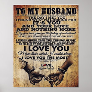 Poster Wife to my Husband Letter   Lovely Venin