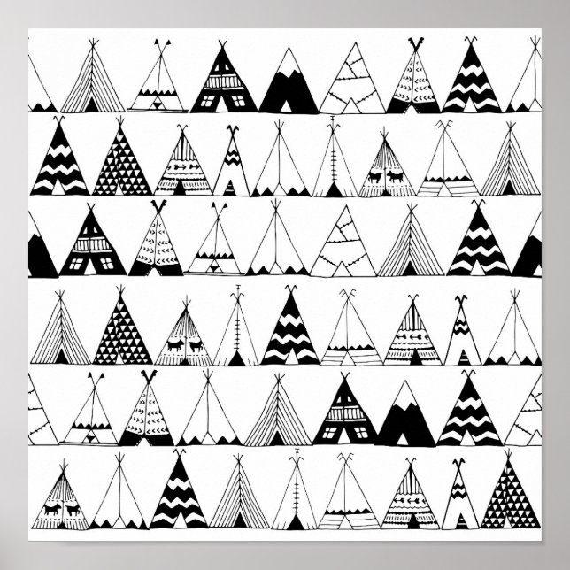 Poster Wigwam 2 inspiré (Devant)