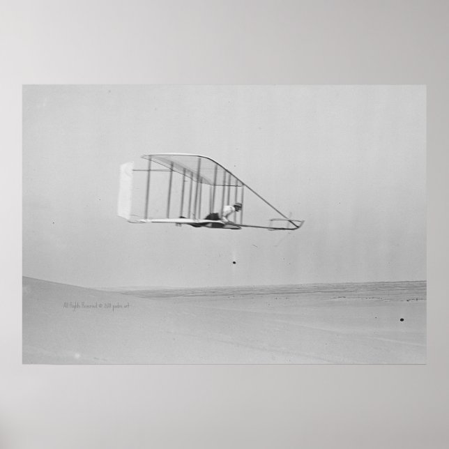 Poster Wilbur Wright dans Level Glide (Devant)