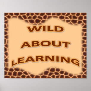 Poster Wild About Learning