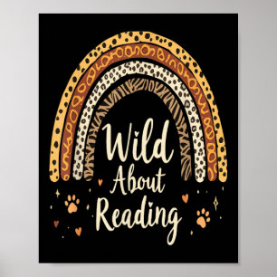 Poster Wild About Reading - Enseignant Retour À L'École R