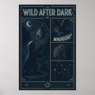 Poster Wild After Dark - Scène Nocturne de la bande dessi
