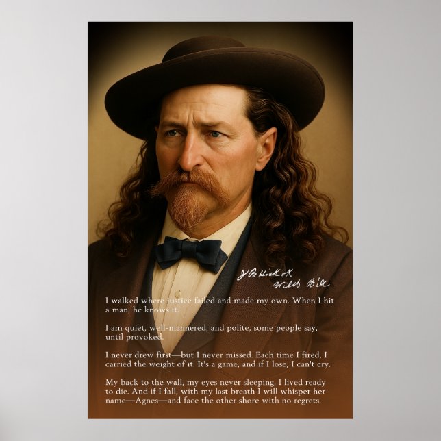 Poster Wild Bill Hickok - L'homme derrière la légende (Devant)