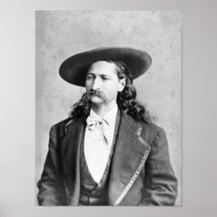 Poster Wild Bill Hickok Portrait