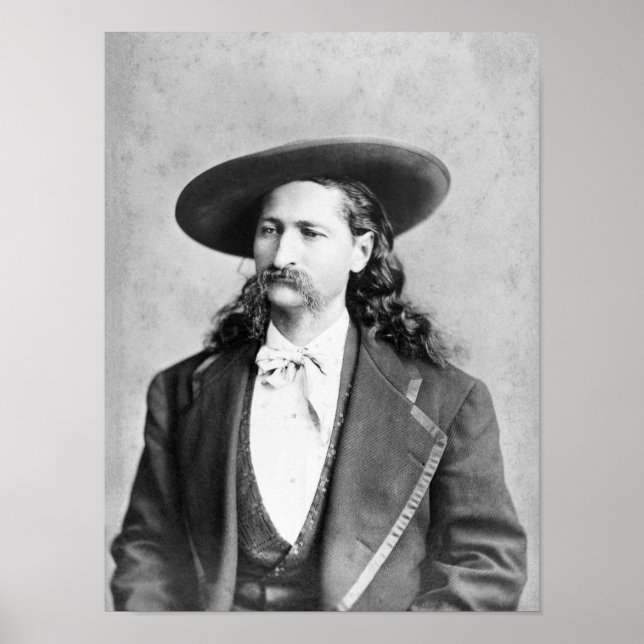 Poster Wild Bill Hickok Portrait (Devant)
