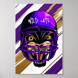 Poster Wild Cats 20" x 24"