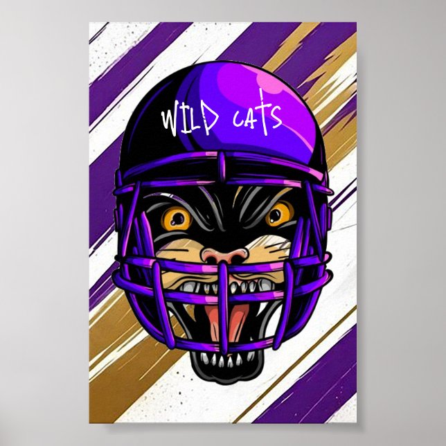 Poster Wild Cats 20" x 24" (Devant)
