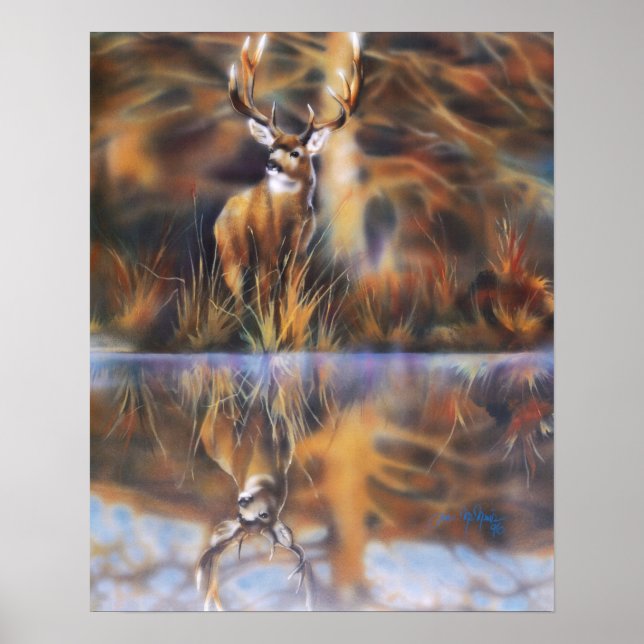 Poster Wild Deer (Devant)