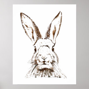 Poster - Wild Hare