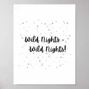 Poster Wild Nights Emily Dickinson