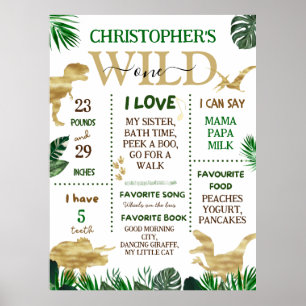Poster Wild One First Birthday Jalons