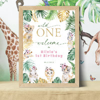 Wild One Jungle Safari Animal 1er anniversaire Bie