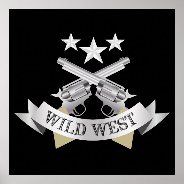 Poster Wild West (Devant)