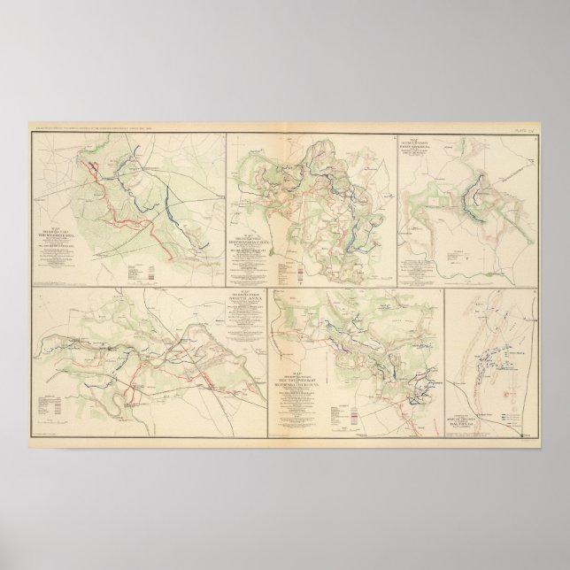 Poster Wilderness, Va Spotsylvania CH Todd's Tavern (Devant)