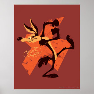 Poster Wile E. Coyote Preparing To Run