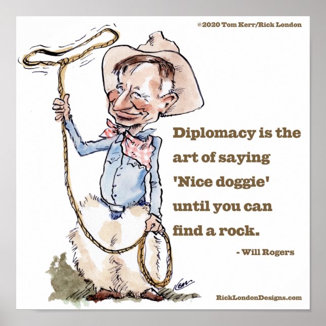 Poster Will Rogers & Citation (Devant)