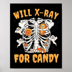 Poster Will Xray Pour Candy Halloween Technicien En Radio