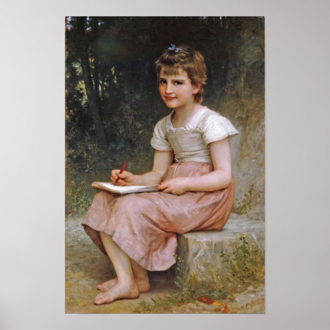 Poster William-Adolphe Bouguereau-A Appel 1896 (Devant)