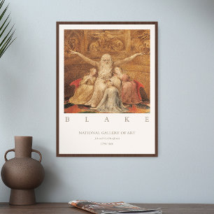 Poster William Blake Job et ses filles Art