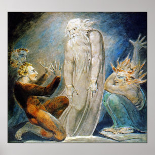 Poster William Blake : La sorcière d'Endor