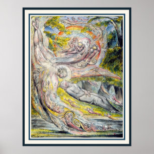 Poster William Blake : Le mystérieux rêve de Milton