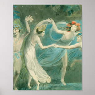 Poster William Blake Le rêve de la nuit d'été