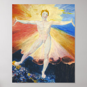 Poster William Blake - Rose Albion