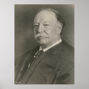 Poster WILLIAM HOARD TAFT en tant que juge en chef SCOTUS