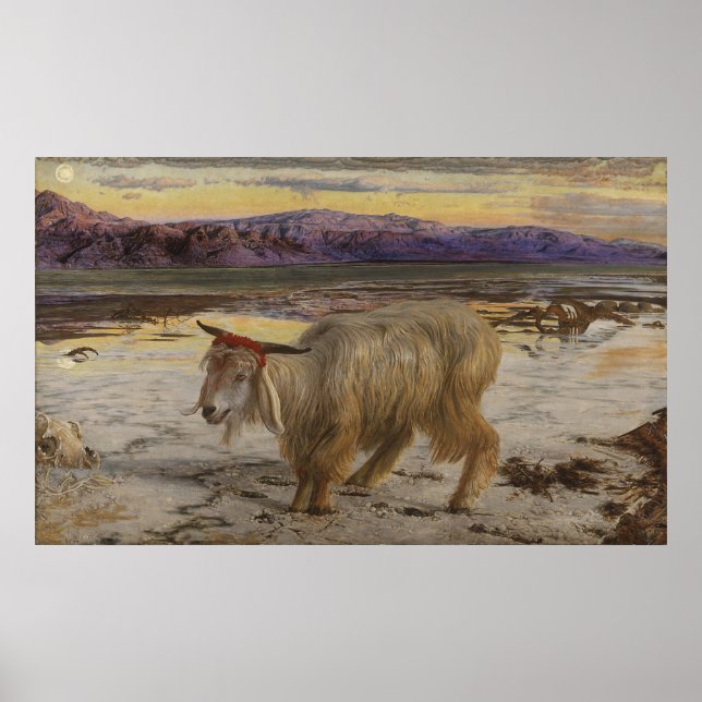 Poster William Holman Hunt Le bouc émissaire (Devant)