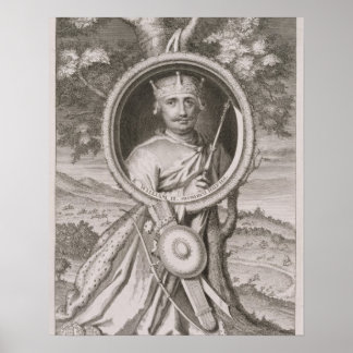 Poster William II 'Rufus' (c.1056-1100) Roi d'Angleterre