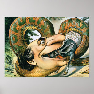 Poster William Jennings Bryan le serpent