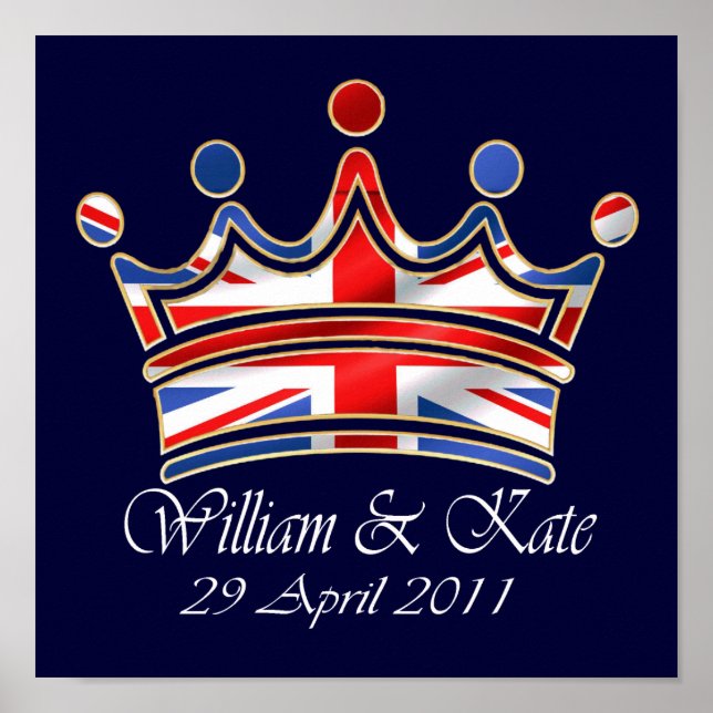 Poster William & Kate Mariage (Devant)