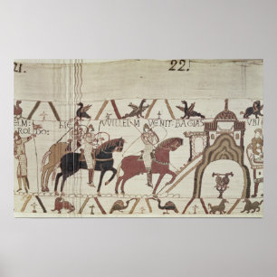 Poster William le conquérant arrive à Bayeux