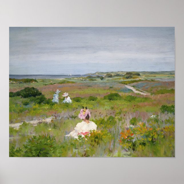 Poster William Merritt Chase - Paysage - Shinnecock, (Devant)