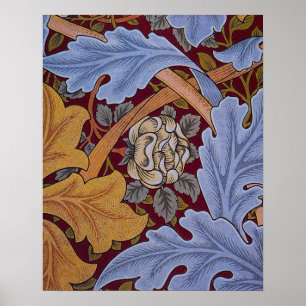 Poster William Morris Acanthus St James Wallpaper