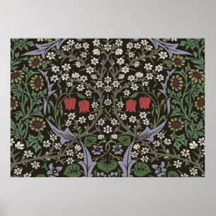 Poster William Morris Blackthorn Tapisserie Florale