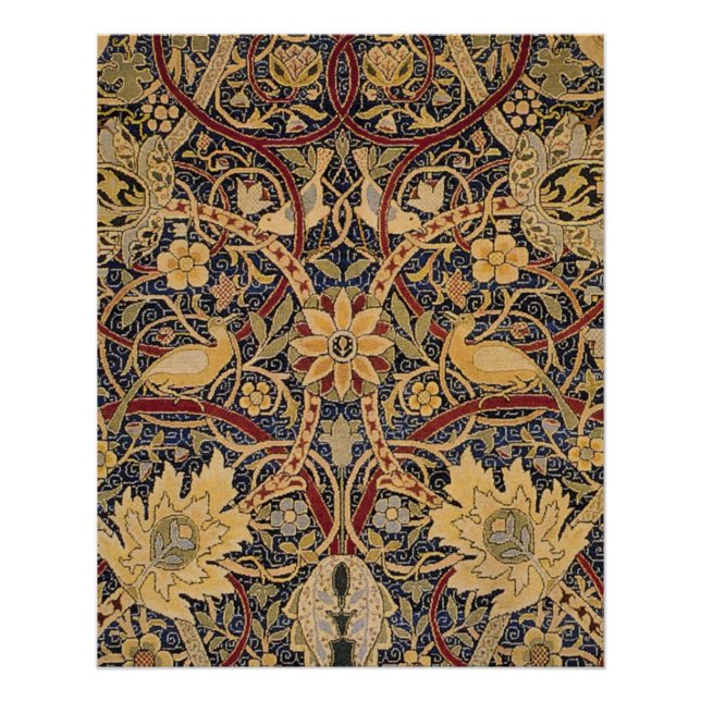 Poster William Morris Bullerswood Tapisserie Faux (Devant)