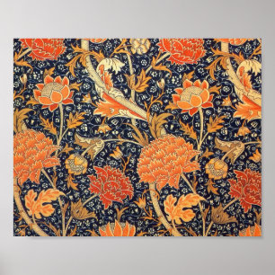 Poster William Morris Cray Floral Art Nouveau Motif