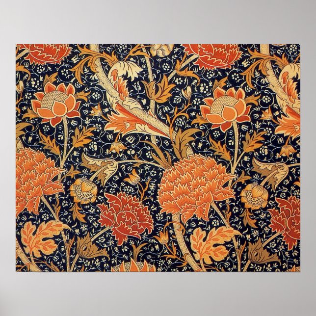 Poster William Morris Cray Fond d'écran Motif (Devant)
