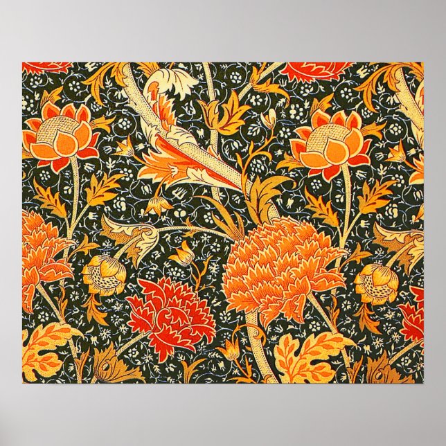 Poster William Morris Cray Fond d'écran Motif (Devant)
