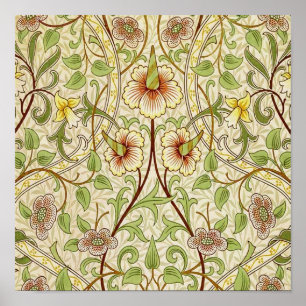 Poster William Morris Daffodil Classique Fleur