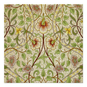 Poster William Morris Daffodil Fond d'écran classique