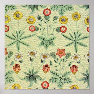 Poster William Morris Daisy Floral Fond d'écran Motif