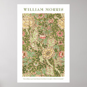 Poster William Morris Design Motif Norwich